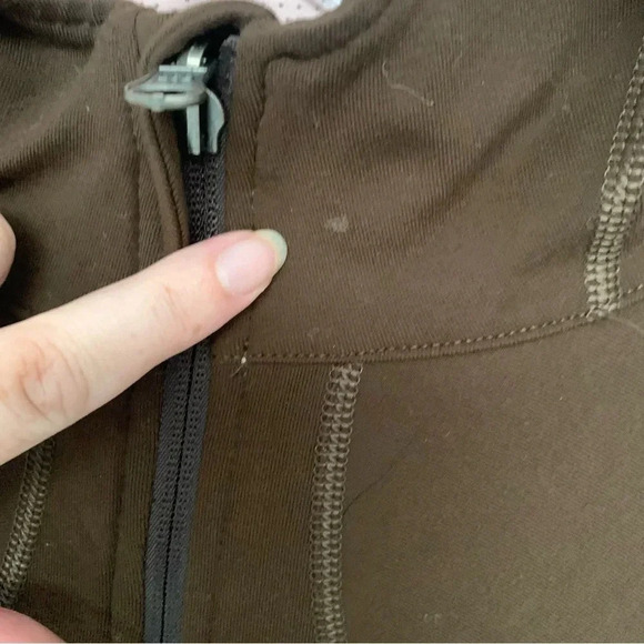 Lululemon Brown Pink Stretch Jacket 10 - Picture 7 of 14
